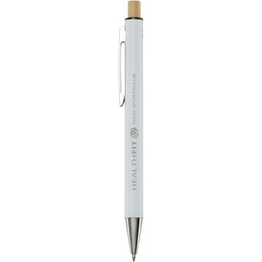 Logo trade promotional product photo of: Cyrus recycled aluminium ballpoint pen (black ink)