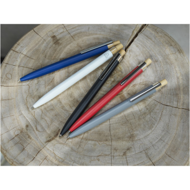 Logo trade promotional item photo of: Nooshin recycled aluminium ballpoint pen (black ink)