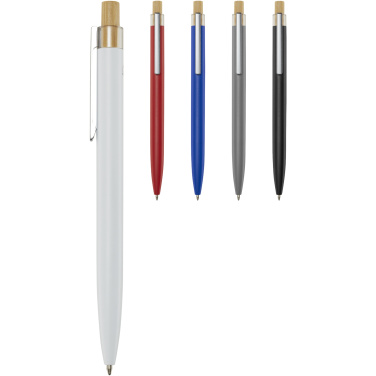 Logotrade corporate gift picture of: Nooshin recycled aluminium ballpoint pen (black ink)