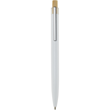 Logo trade promotional gifts picture of: Nooshin recycled aluminium ballpoint pen (black ink)