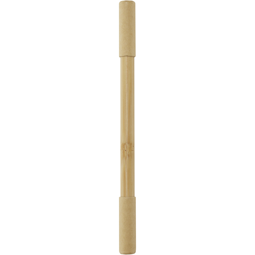 Logo trade corporate gifts image of: Samambu bamboo duo pen