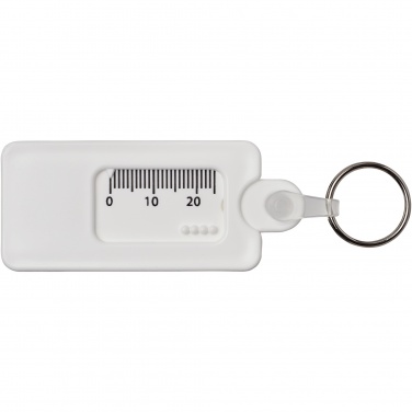 Logotrade advertising product image of: Kym recycled tyre tread check keychain