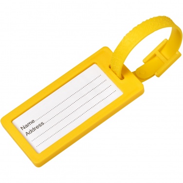 Logotrade promotional item picture of: River recycled window luggage tag