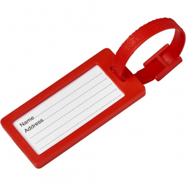 Logo trade advertising products picture of: River recycled window luggage tag