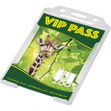 Logotrade promotional gift picture of: Pierre recycled plastic card holder 