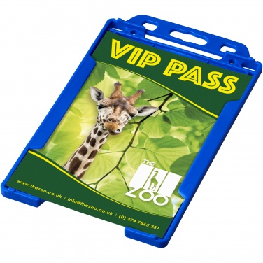 Logo trade advertising products image of: Pierre recycled plastic card holder 
