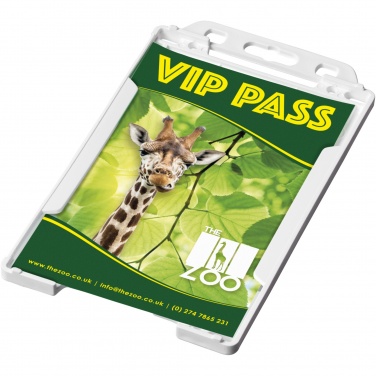 Logo trade promotional products picture of: Pierre recycled plastic card holder 
