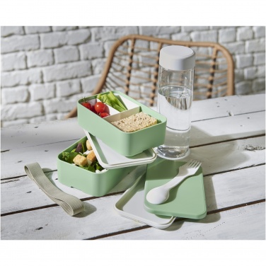 Logotrade promotional merchandise picture of: MIYO Renew double layer lunch box
