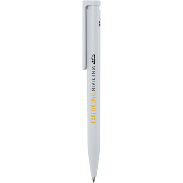 Logo trade corporate gifts image of: Unix recycled plastic ballpoint pen