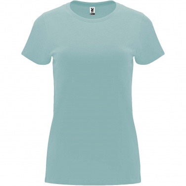 Logo trade business gifts image of: Capri short sleeve women's t-shirt