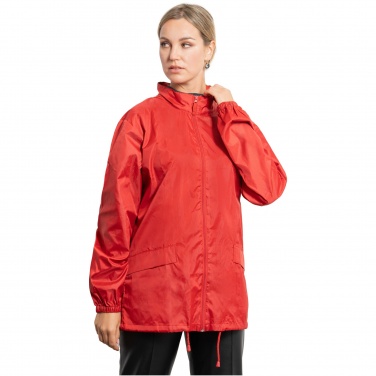 Logo trade promotional items image of: Escocia unisex lightweight rain jacket