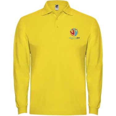 Logo trade advertising product photo of: Estrella long sleeve men's polo