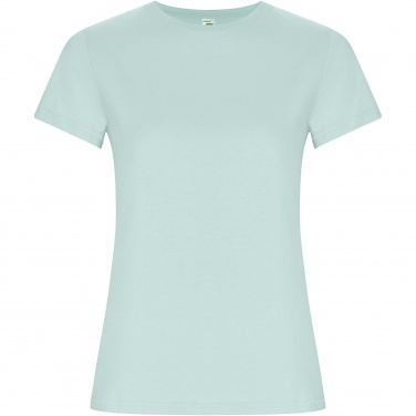 Logo trade promotional gift photo of: Golden short sleeve women's t-shirt