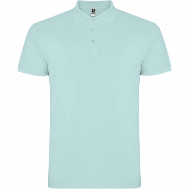 Logo trade promotional giveaways picture of: Star short sleeve men's polo