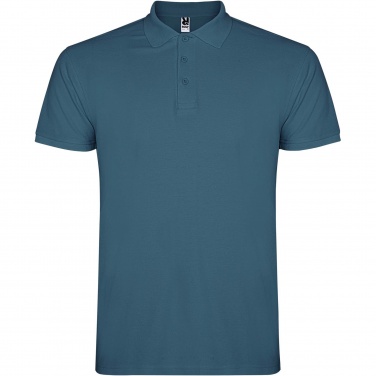 Logo trade promotional giveaways picture of: Star short sleeve men's polo