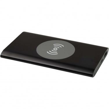 Logo trade advertising products picture of: Juice 4000 mAh Type-C recycled aluminium wireless power bank 