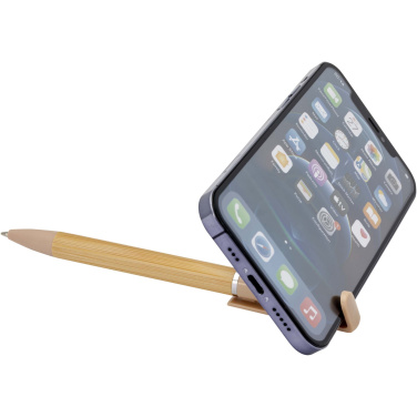 Logo trade promotional gifts picture of: Delfina phone holder pen