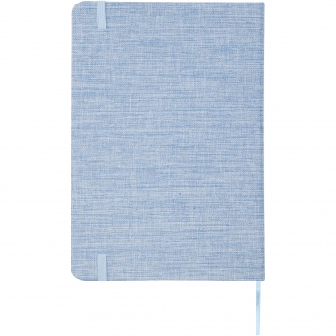 Logo trade business gifts image of: Ramona A5 cotton notebook