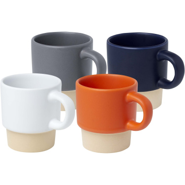Logotrade corporate gift image of: Olympia 130 ml stackable expresso cup with clay bottom