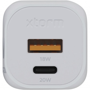 Logo trade advertising products picture of: Xtorm XEC020 GaN² Ultra 20W wall charger