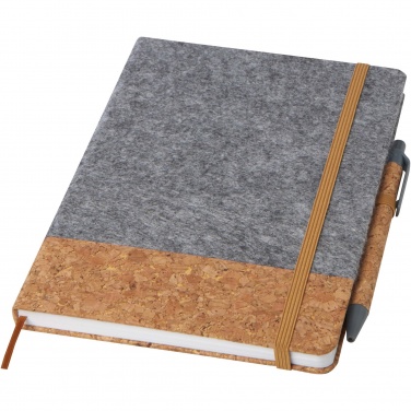 Logo trade promotional gifts picture of: Veronica A5 hard cover notebook