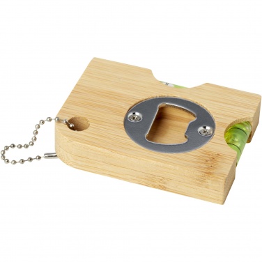 Logotrade advertising product image of: Levo bamboo bottle opener with level 