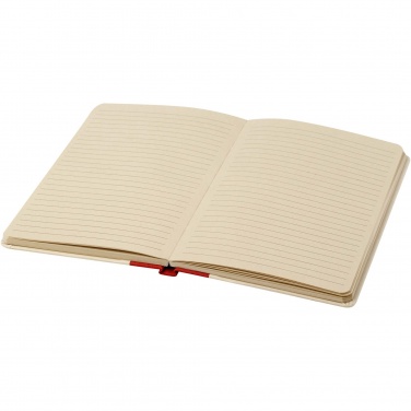 Logo trade business gift photo of: Liliana A5 sugar cane plastic hard cover notebook