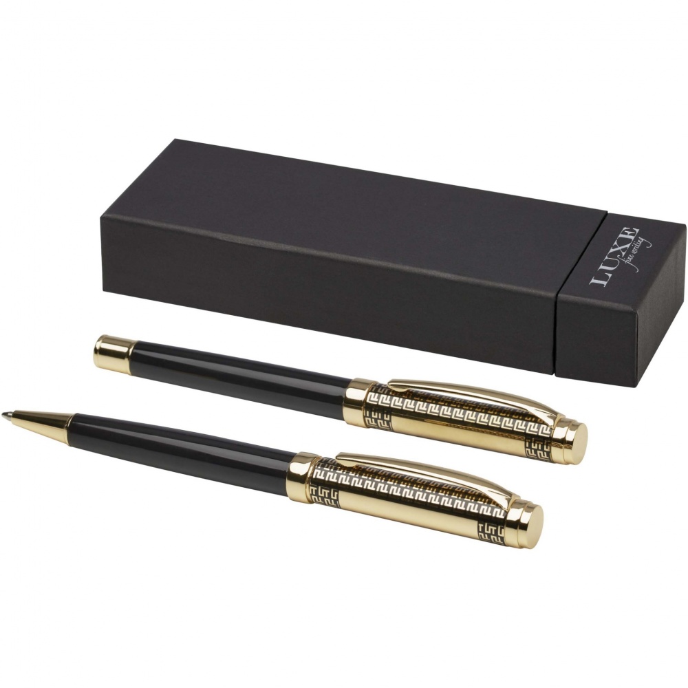 Logotrade promotional gift picture of: Legato ballpoint and rollerball pen set