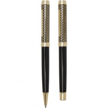 Logo trade promotional gifts picture of: Legato ballpoint and rollerball pen set