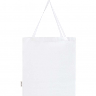 Logotrade promotional giveaways photo of: Madras 140 g/m² GRS recycled cotton gusset tote bag