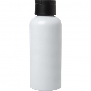 Logo trade promotional items image of: Trinity 600 ml RCS certified recycled aluminium water bottle with RPET lid