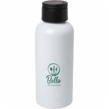 Logo trade advertising products image of: Trinity 600 ml RCS certified recycled aluminium water bottle with RPET lid