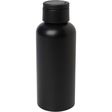Logo trade promotional items image of: Trinity 600 ml RCS certified recycled aluminium water bottle with RPET lid