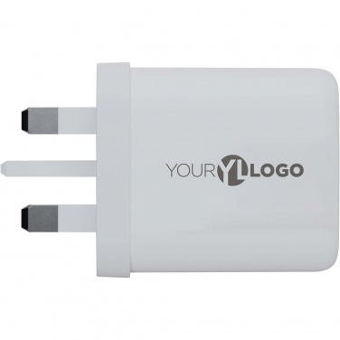 Logo trade promotional products picture of: Xtorm XEC067G GaN² Ultra 67W wall charger - UK plug