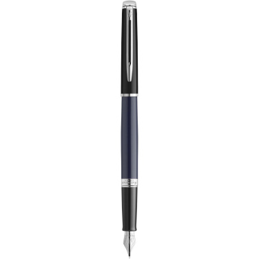 Logo trade promotional product photo of: Hemisphere colour blocking fountain pen with palladium trim