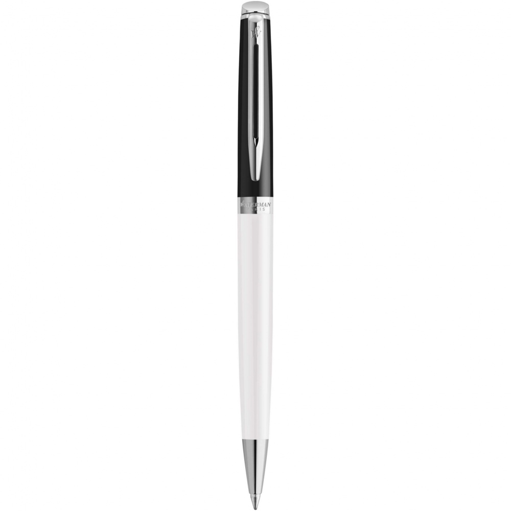Logotrade promotional giveaway image of: Hemisphere colour blocking ballpoint pen with palladium trim