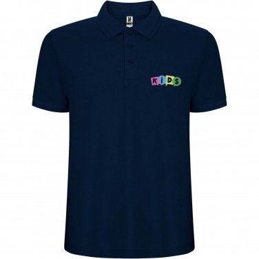 Logo trade promotional products image of: Pegaso Premium short sleeve kids polo