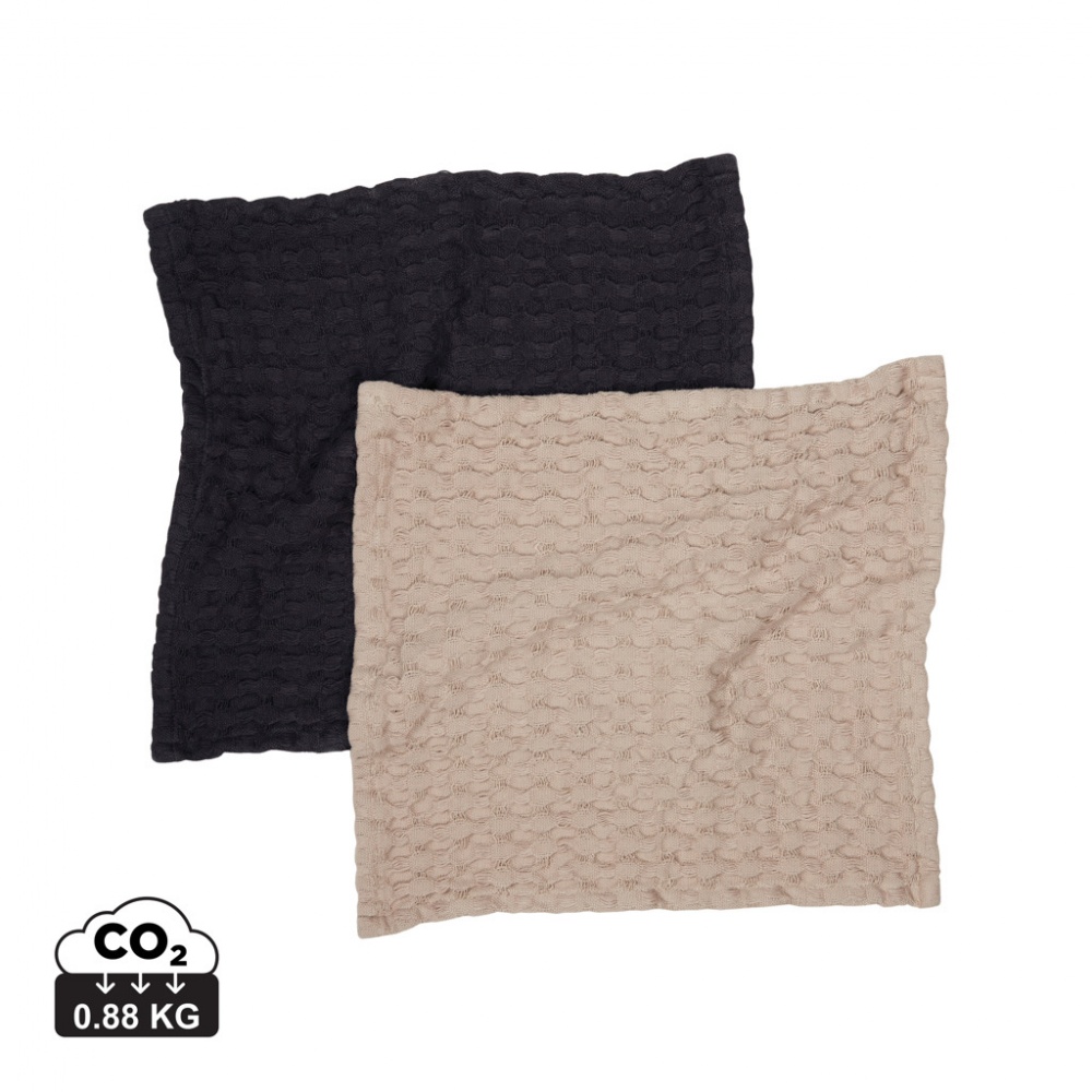Logotrade promotional products photo of: VINGA Cromer waffle dish cloth, 2 pcs