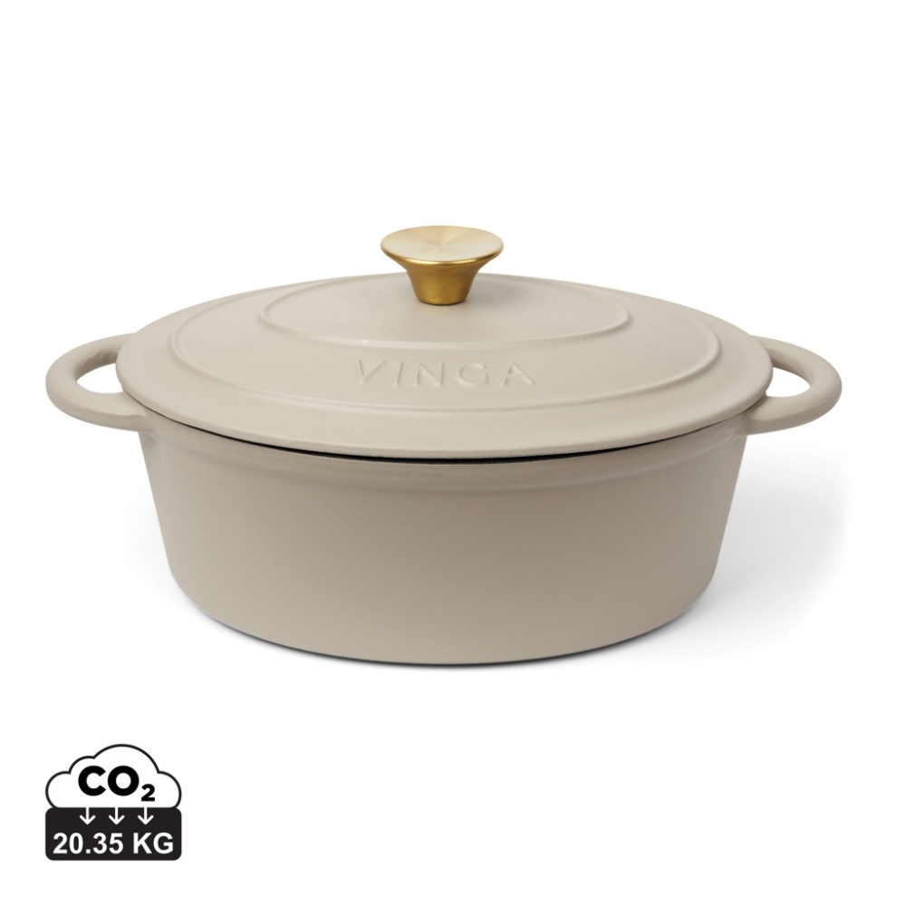 Logotrade corporate gift picture of: VINGA Monte enameled cast iron pot 3.5L