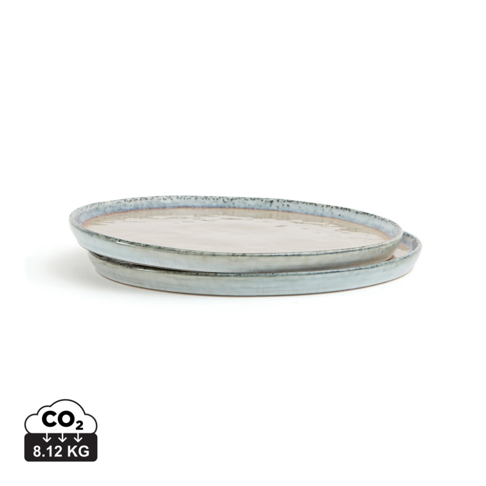 Logo trade promotional gifts picture of: VINGA Nomimono plate 26,5 cm, 2 pcs set