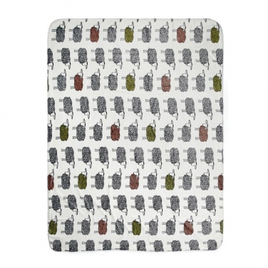 Logo trade business gifts image of: VINGA Sheep GRS recycled PET pile blanket