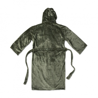 Logo trade corporate gift photo of: VINGA Louis luxury plush RPET robe size L-XL