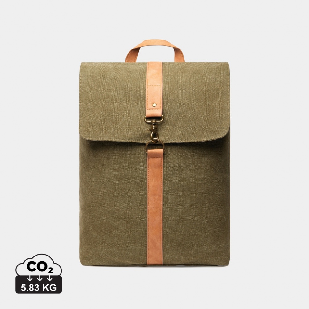 Logotrade promotional giveaways photo of: VINGA Bosler backpack GRS recycled canvas