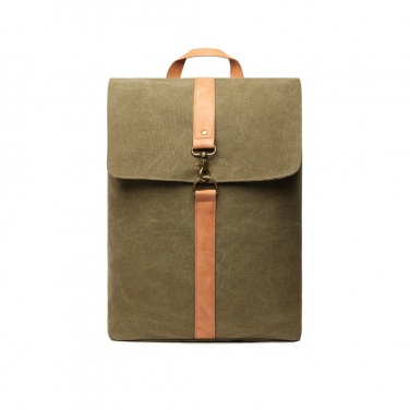 Logo trade business gifts image of: VINGA Bosler backpack GRS recycled canvas