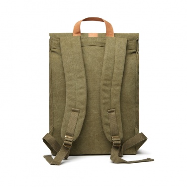 Logo trade corporate gifts image of: VINGA Bosler backpack GRS recycled canvas