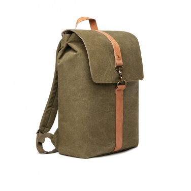 Logo trade advertising products picture of: VINGA Bosler backpack GRS recycled canvas