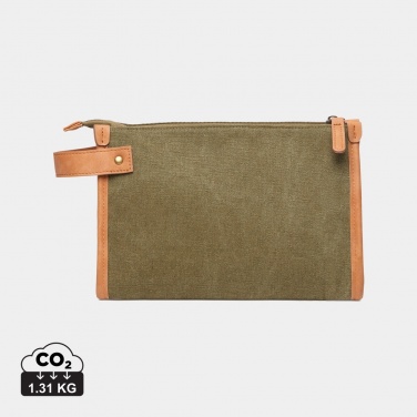 Logotrade promotional giveaway image of: VINGA Bosler GRS recycled canvas toiletry bag