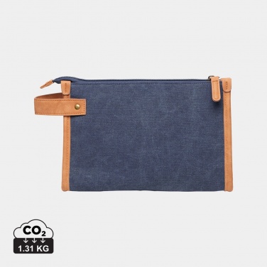 Logotrade business gifts photo of: VINGA Bosler GRS recycled canvas toiletry bag