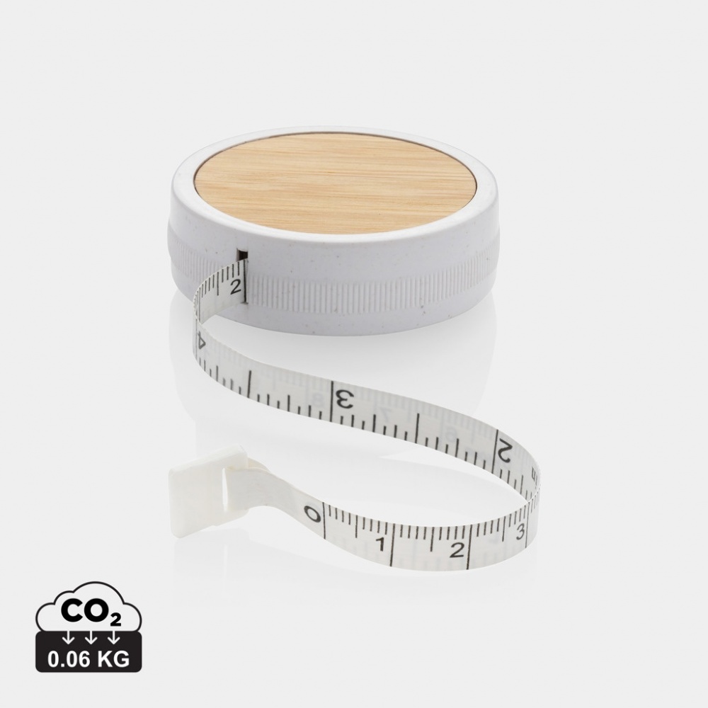 Logo trade promotional products picture of: RCS recycled plastic & bamboo tailor tape