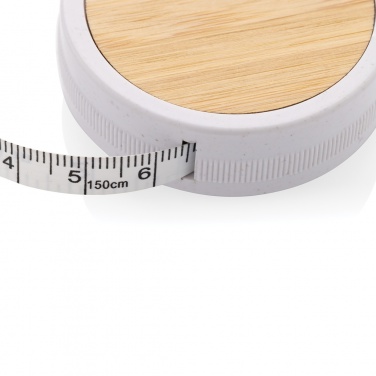 Logo trade promotional giveaways image of: RCS recycled plastic & bamboo tailor tape
